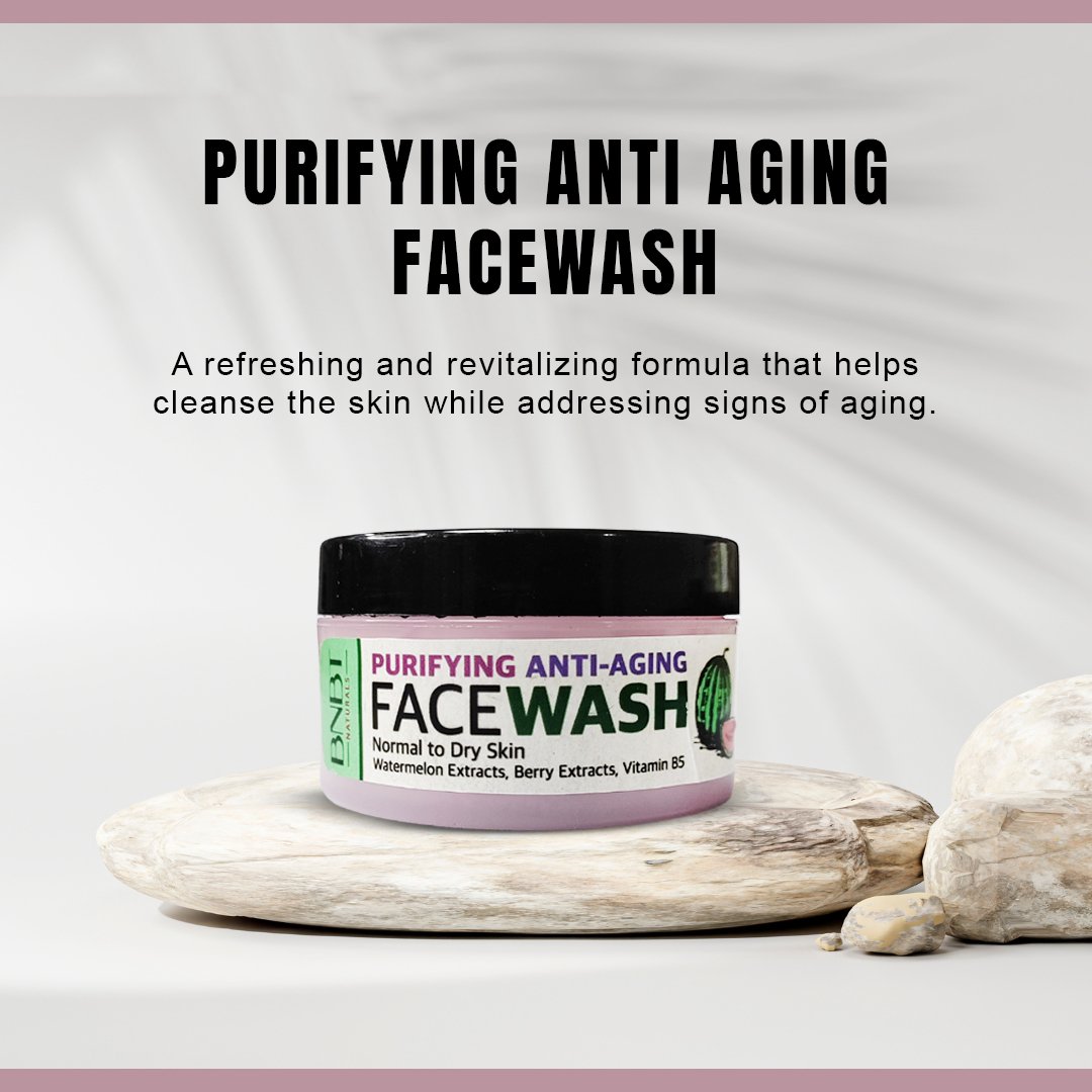 Purifying anti aging face wash Purifying anti aging facewash