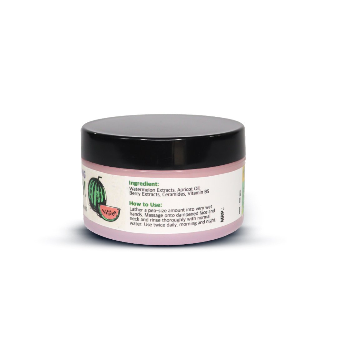 Purifying anti aging facewash back Purifying anti aging facewash