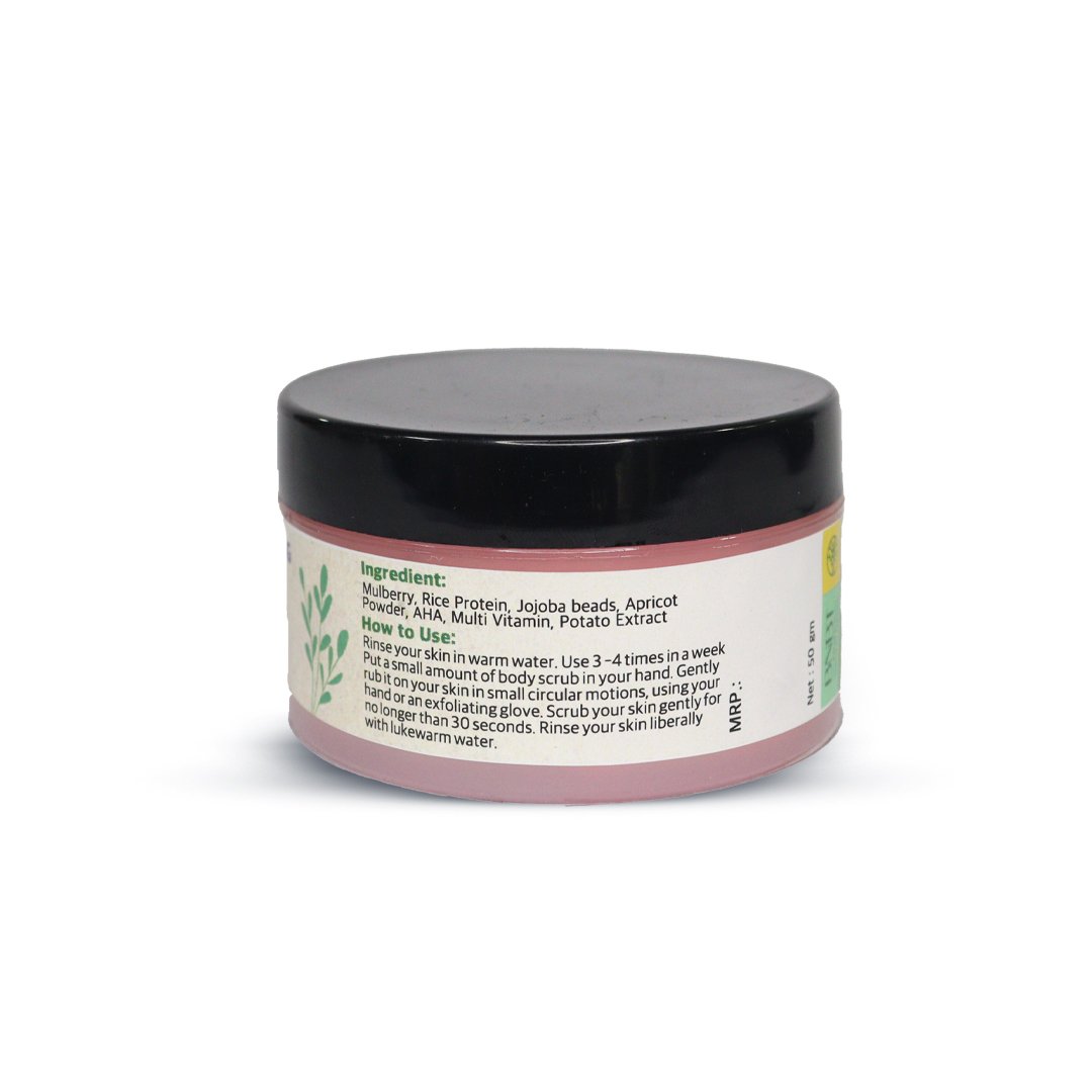 Radiant glow exfoliating anti aging scrub back Radiant glow exfoliating anti aging scrub