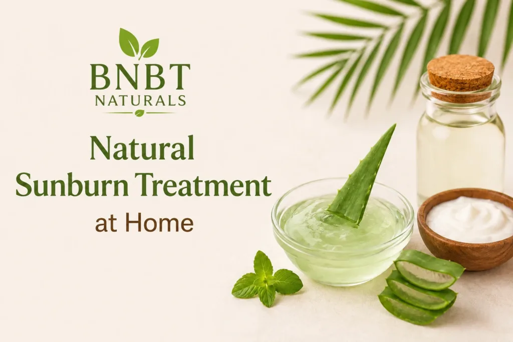 Natural Sunburn Treatment at Home