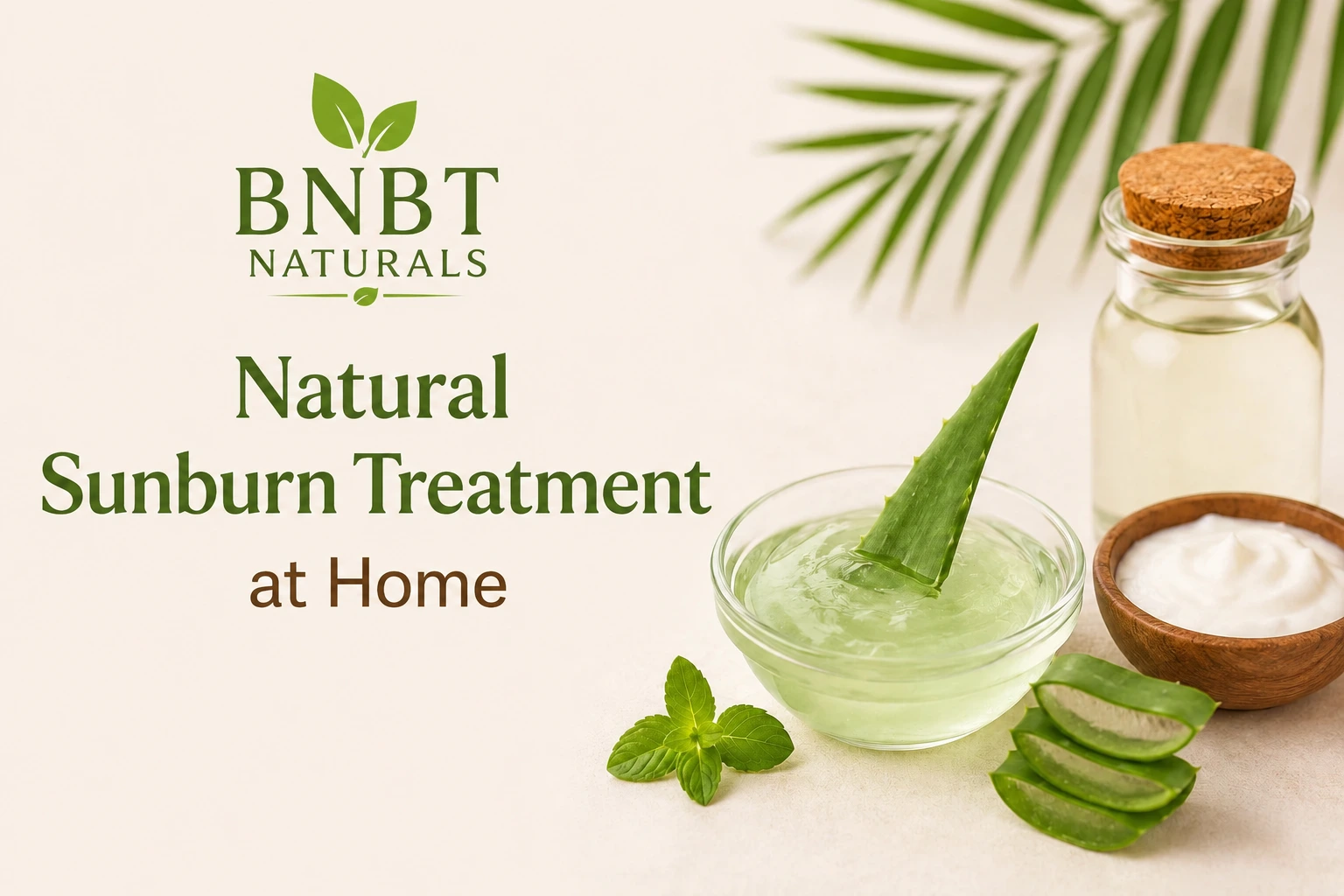 Natural Sunburn Treatment at Home