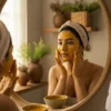 Pre bridal skincare routine with natural products